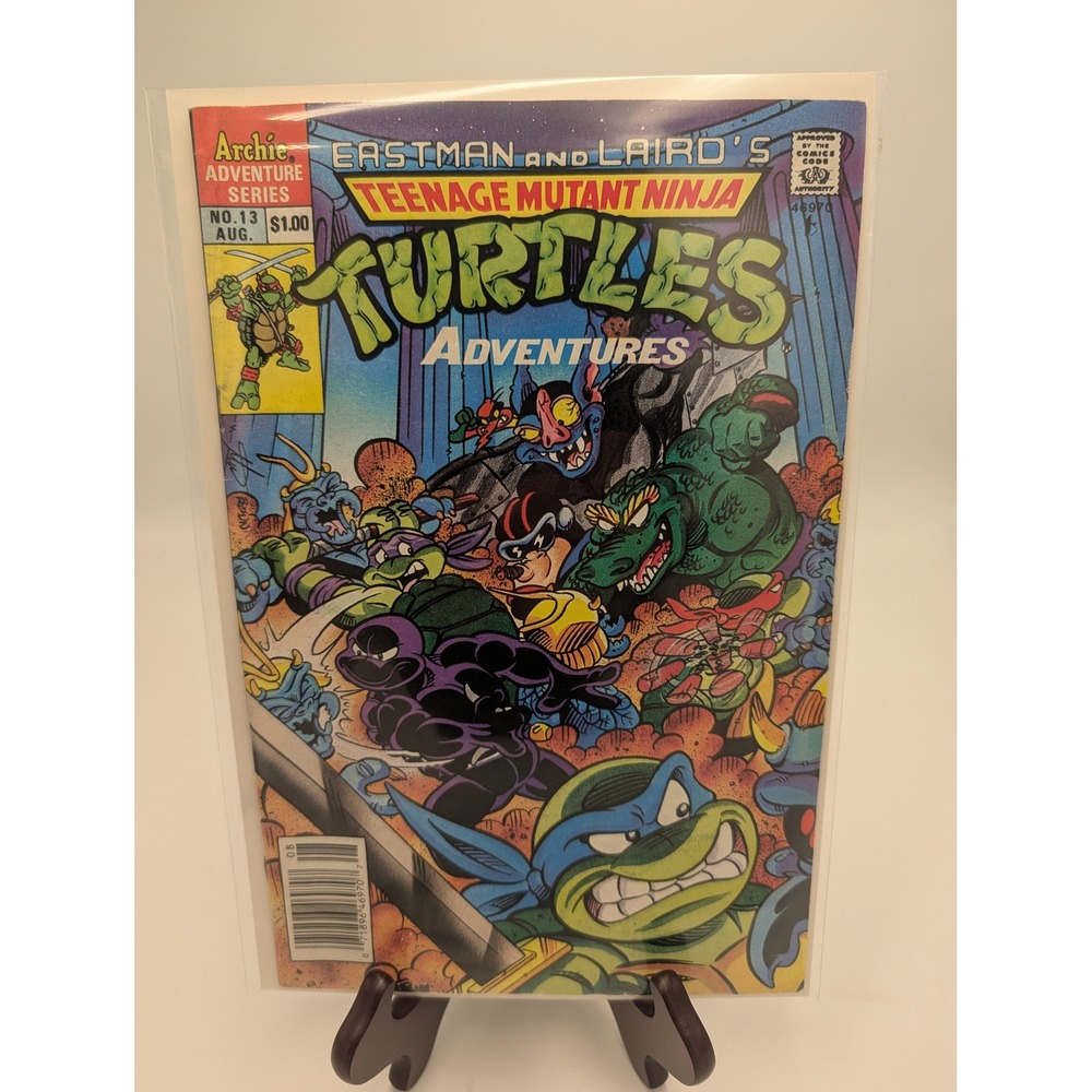 Teenage Mutant Ninja Turtles Adventures 13 Archie Newsstand 1990